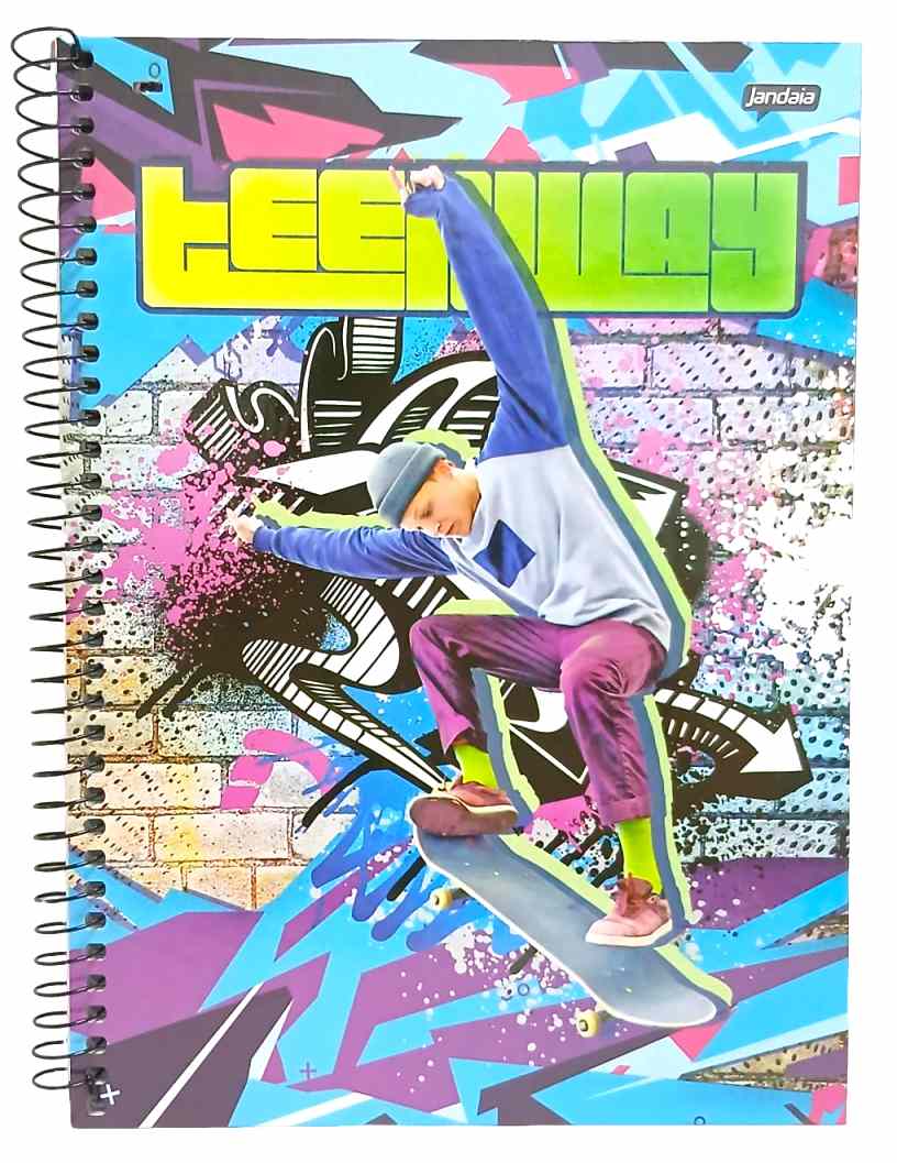 CADERNO C.D. 1X1 TEEN WAY
